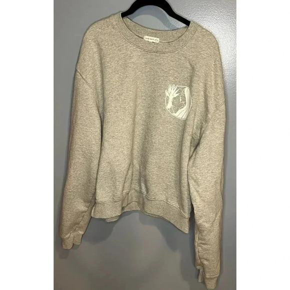 Good American Virgo Sweatshirt in Grey - Size 4 - Picture 1 of 7